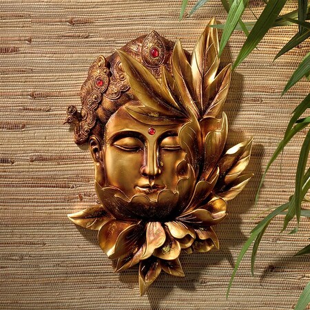 Design Toscano Enlightened Deities Wall Sculptures: Guan Yin QS34819